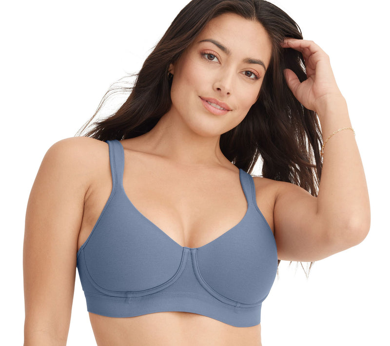 Jockey Cooling Cotton Full Coverage Lined Wirefree Bra — View 7