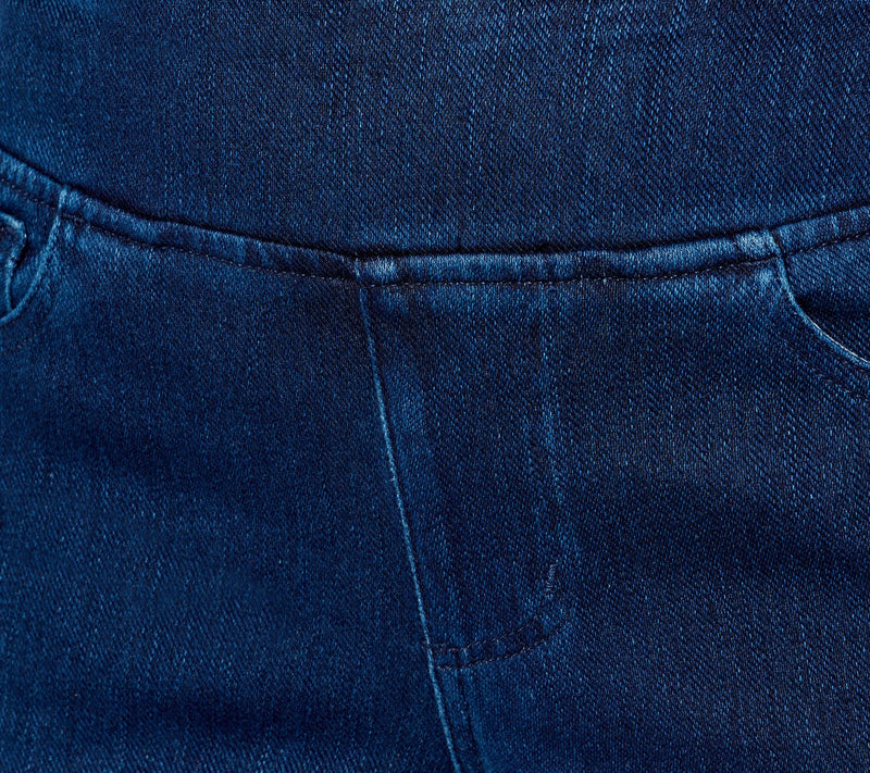 Belle by Kim Gravel Tall Flexibelle Kickity Split Cropped Jean — View 6
