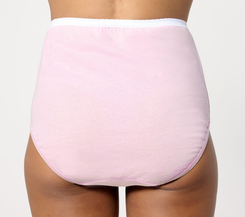 Breezies Original Cotton Brief Panties Set of 6 — View 8