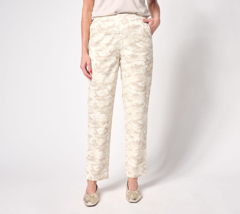 Denim & Co. Tall EasyWear Twill Straight Leg Pant w/ Pockets — View 11