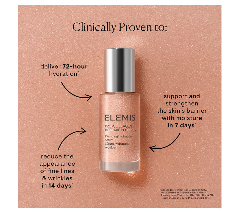 ELEMIS Plump & Hydrate Pro-Collagen Rose Micro Serum 1oz — View 6