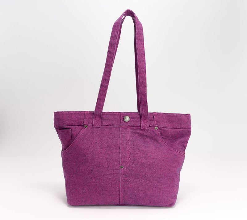 Patricia Nash Ashwell Denim Tote — View 3