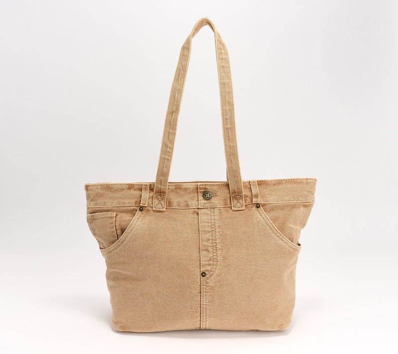 Patricia Nash Ashwell Denim Tote — View 9