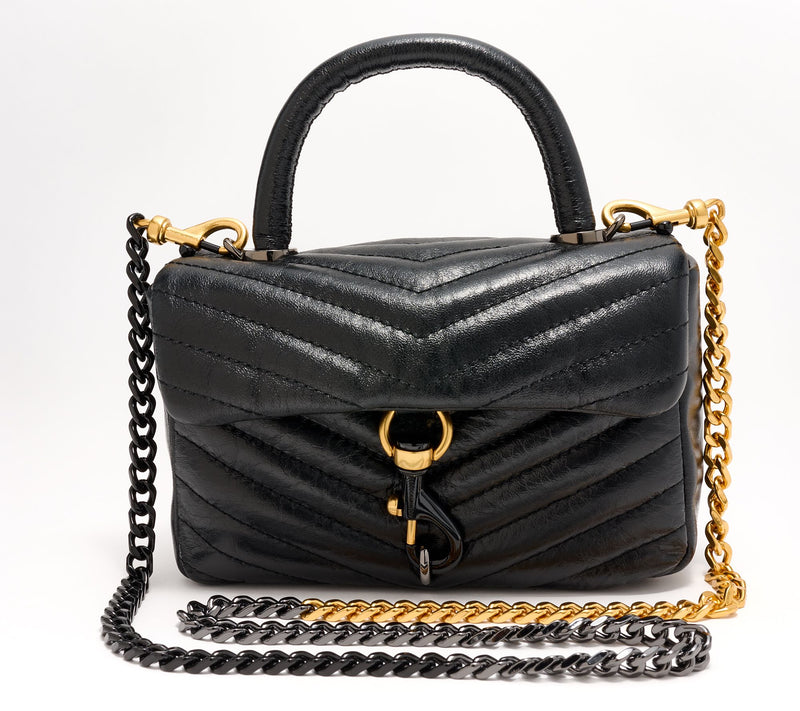 Rebecca Minkoff Edie Leather Top Handle Crossbody — View 7