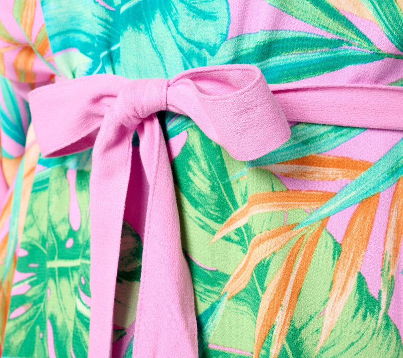 Denim & Co. Beach Woven Crepe Resort Caftan with Side Slits — View 11