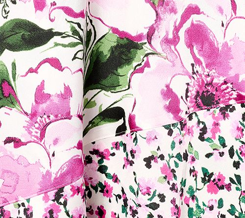 Isaac Mizrahi Live! Regular Floral Printed Faux Wrap Midi Dress — View 6