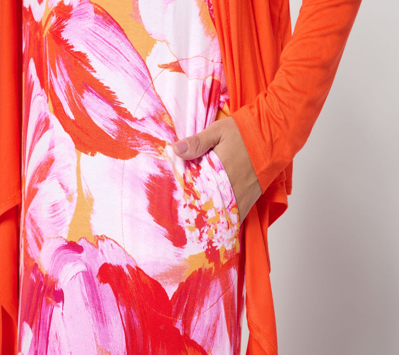 Belle by Kim Gravel Regular Better Together Dress and Shrug Set — View 16