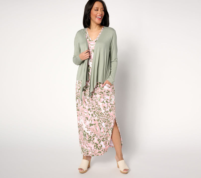 Belle by Kim Gravel Regular Better Together Dress and Shrug Set — View 11