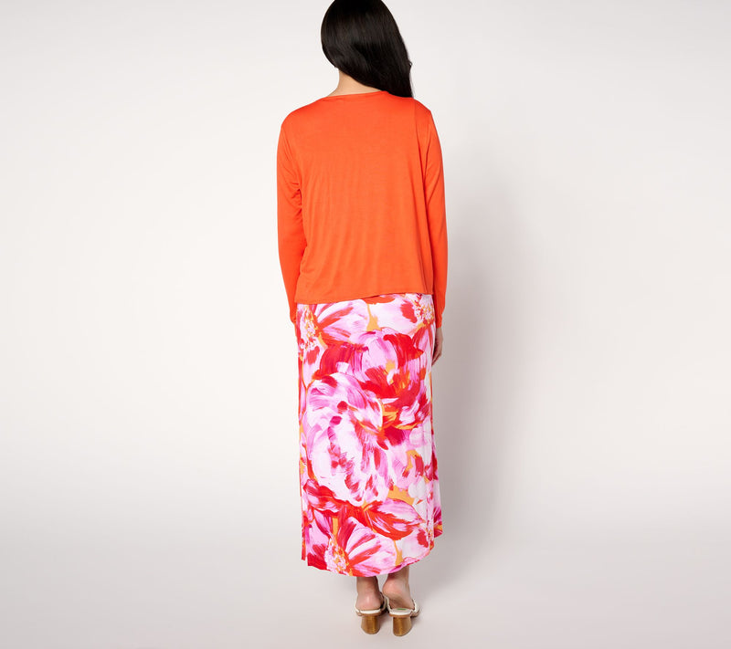 Belle by Kim Gravel Tall Better Together Dress and Shrug Set — View 14