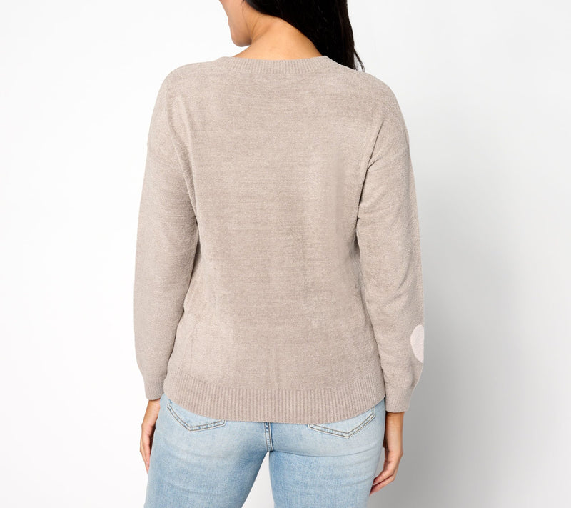 Barefoot Dreams CozyChic Ultra Lite Love Crewneck — View 10