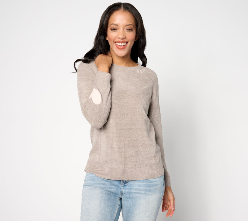 Barefoot Dreams CozyChic Ultra Lite Love Crewneck — Main view