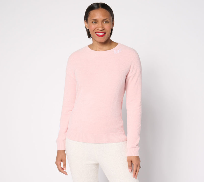 Barefoot Dreams CozyChic Ultra Lite Love Crewneck — View 9