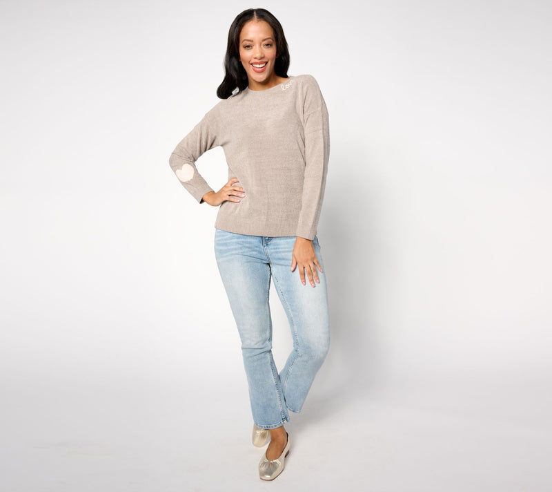 Barefoot Dreams CozyChic Ultra Lite Love Crewneck — View 11