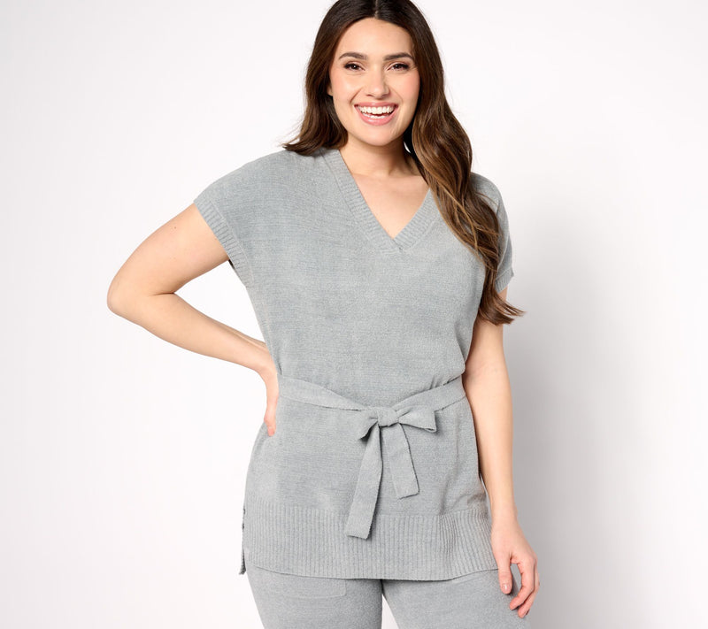 Barefoot Dreams CozyChic UltraLite High Low Tunic — View 5