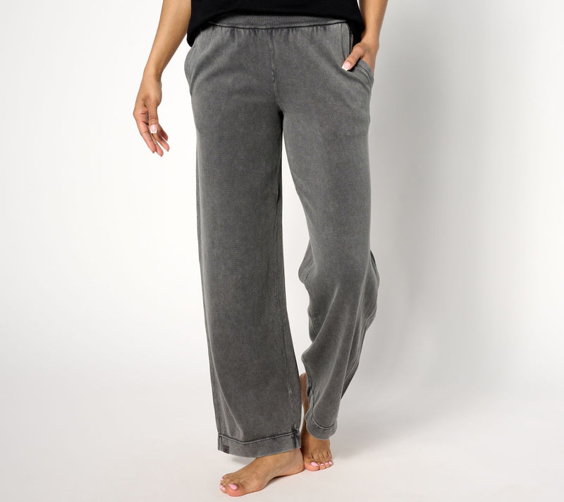 Barefoot Dreams 100% Cotton Regular Sunbleached Seamed Pant — View 3