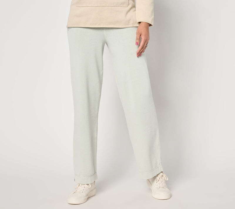 Barefoot Dreams 100% Cotton Tall Sunbleached Seamed Pant — View 6