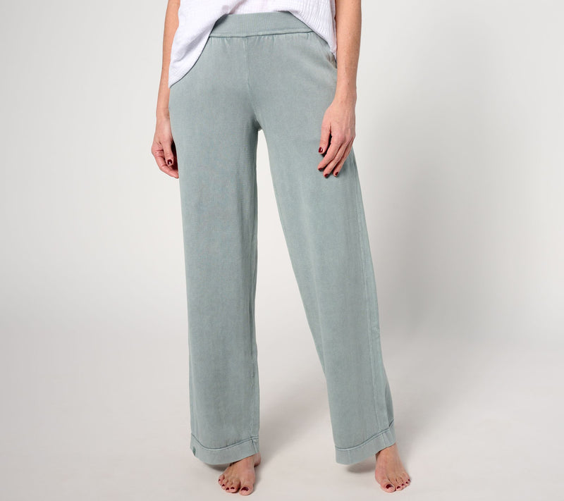 Barefoot Dreams 100% Cotton Tall Sunbleached Seamed Pant — View 12