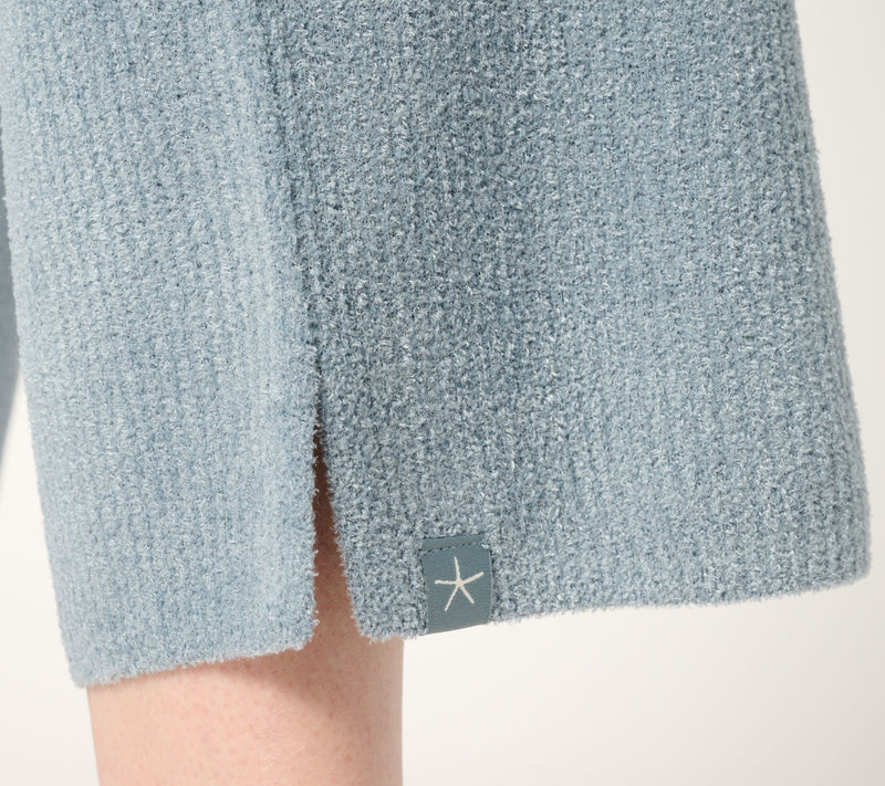 Barefoot Dreams Petite CozyChic Ultra Lite Ribbed Slit Crop Pant — View 18