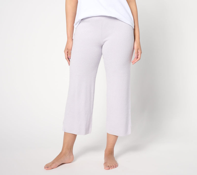Barefoot Dreams Tall CozyChic Ultra Lite Ribbed Slit Crop Pant — View 5