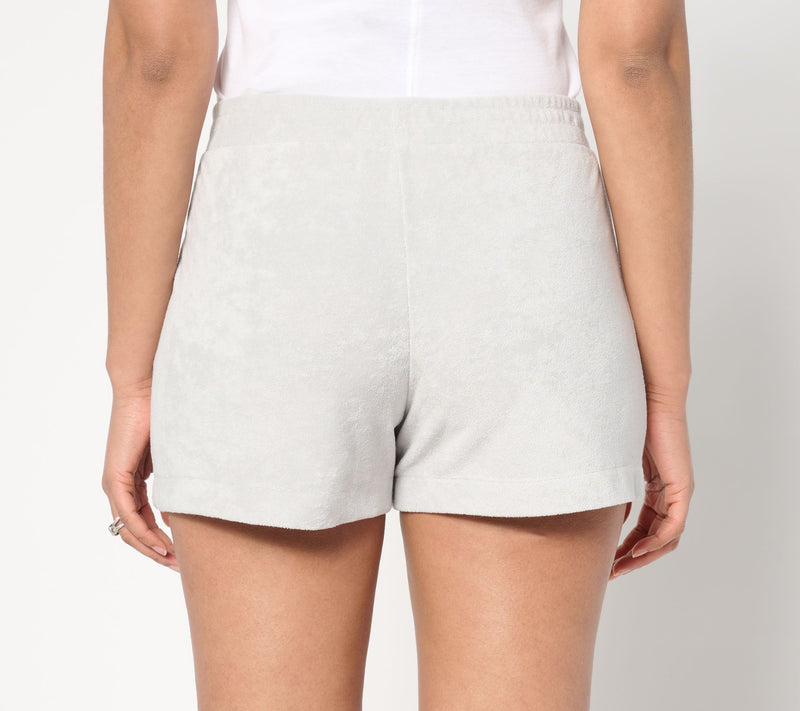 Barefoot Dreams CozyTerry Shorts — View 8