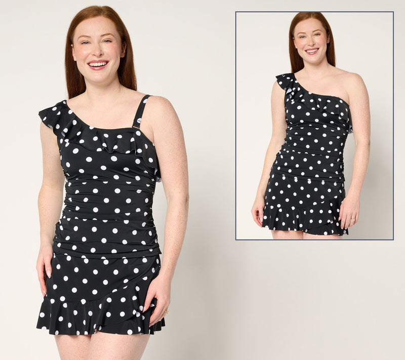 Isaac Mizrahi Live! Bridgehampton Tankini Skirt Set — View 7