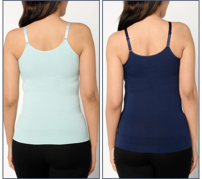 Shapermint Essentials All Day Everyday Scoop Neck Cami - 2 Pack — View 2