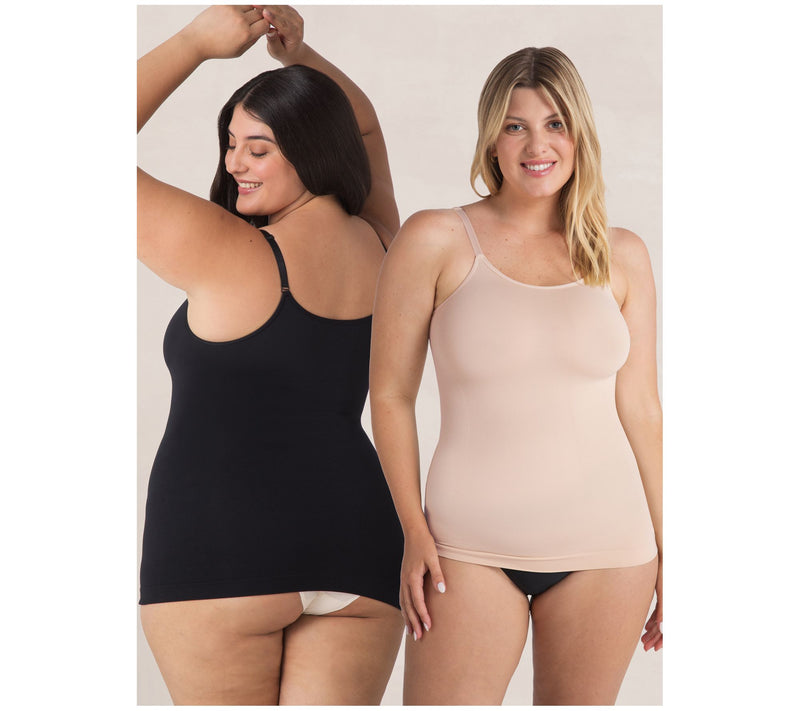 Shapermint Essentials All Day Everyday Scoop Neck Cami - 2 Pack — View 5