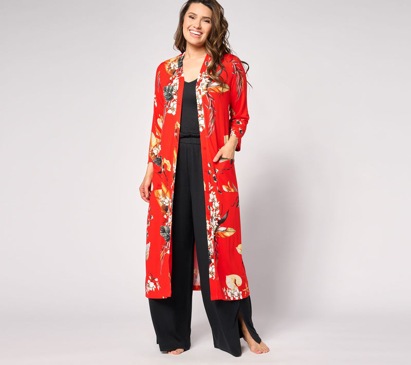 BumbleBella by Jill Martin Dreamy Jersey Duster Cardigan — View 9