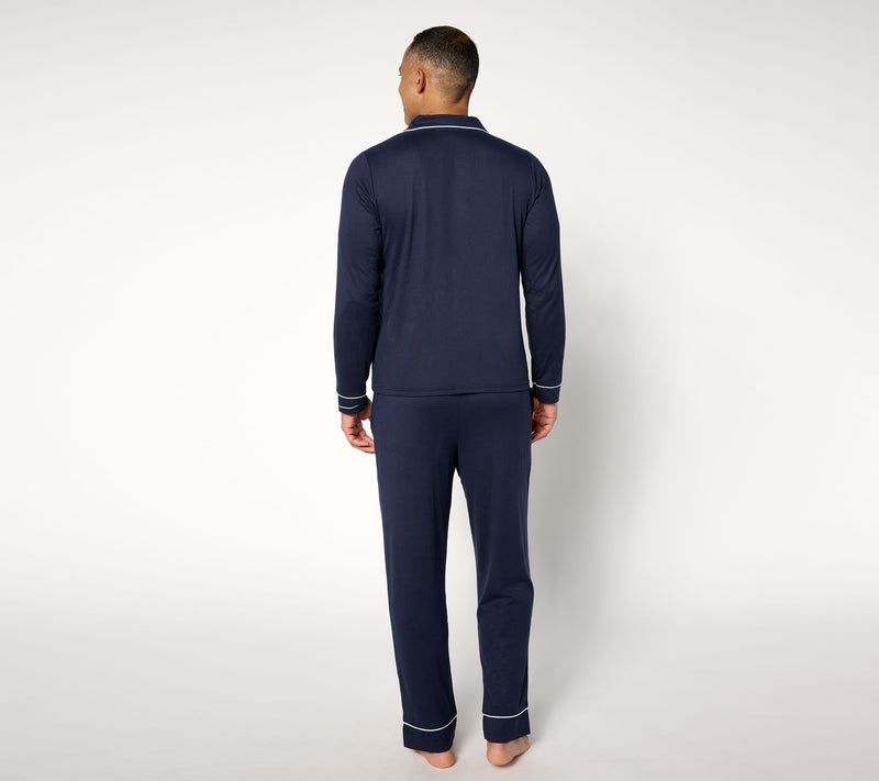 BumbleBella by Jill Martin Dreamy Jersey Men's Classic Pajama Set — View 2