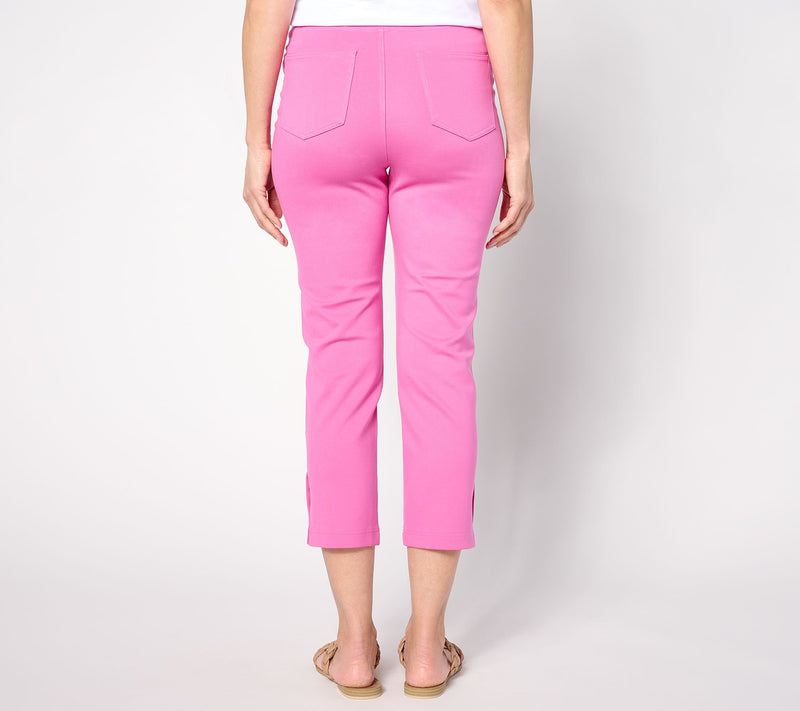 Belle by Kim Gravel Regular Pearls Just Want to Have Fun Ponte Pant — View 2