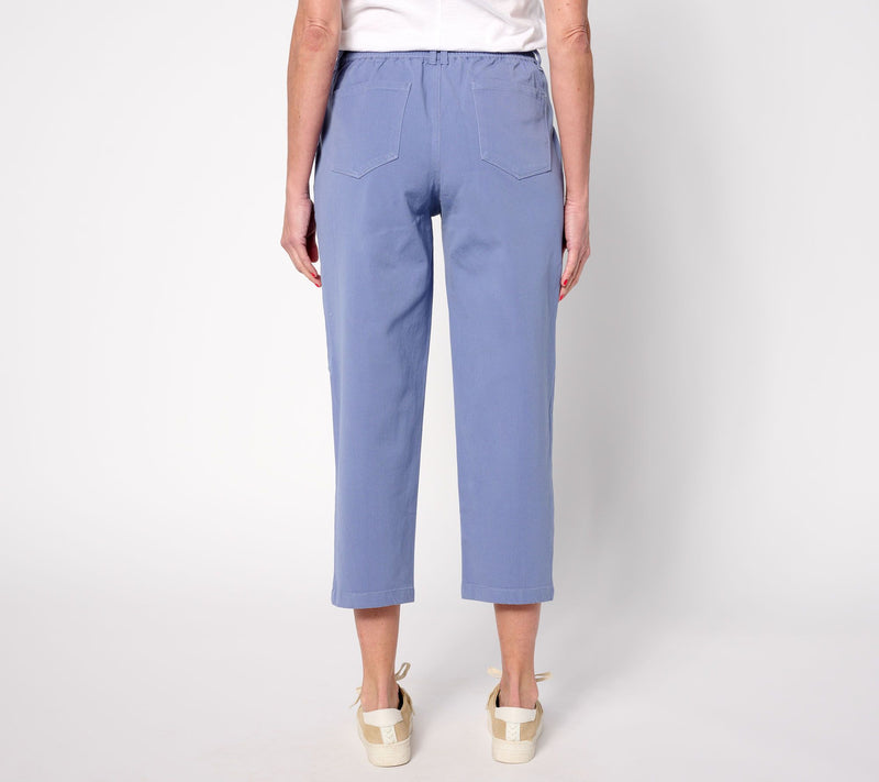 AnyBody Regular All Stretch Twill Cropped Utility Pant — View 10