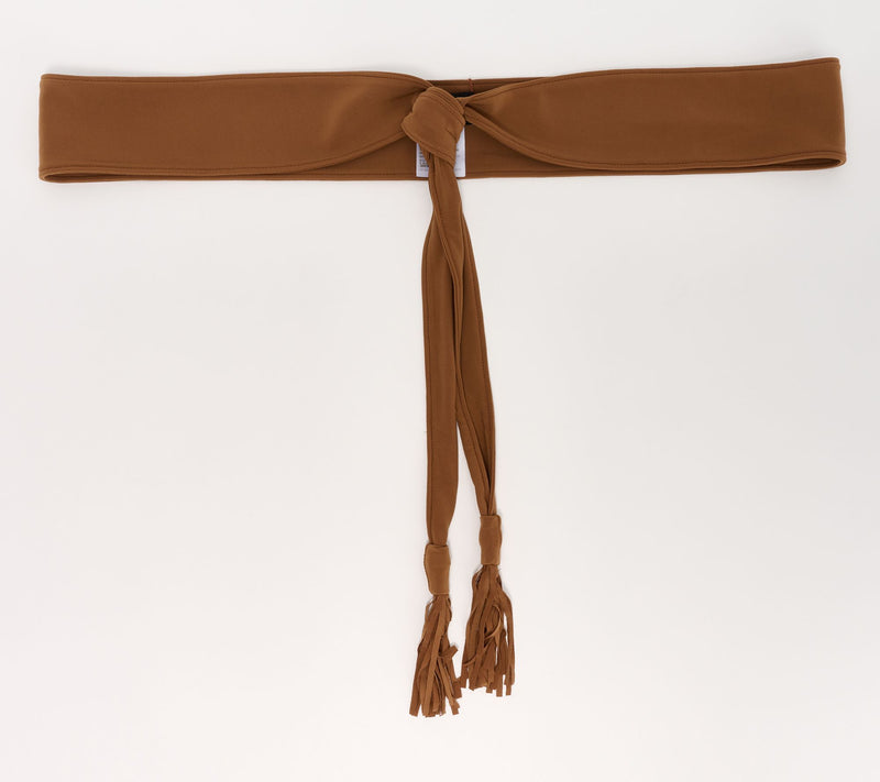 Women with Control Como Jersey Obi Belt w/ Tassels — View 3