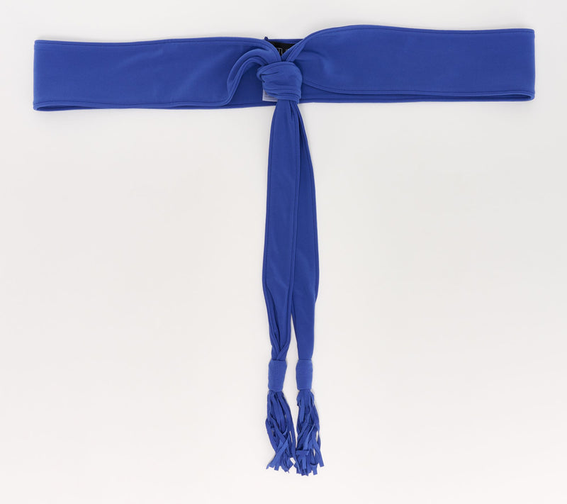 Women with Control Como Jersey Obi Belt w/ Tassels — View 2