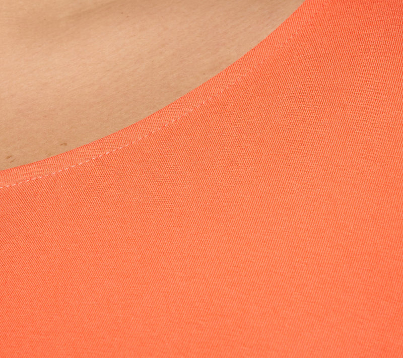 Women with Control Washed Cotton Ballet Neck 3/4-Sleeve Top — View 16