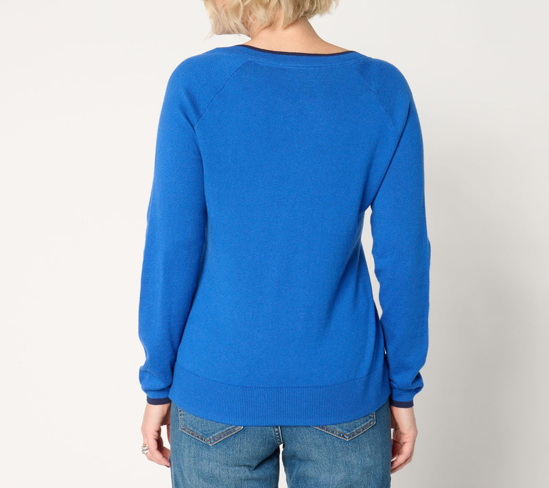 Women with Control Lace-Up Detail Sweater — View 12