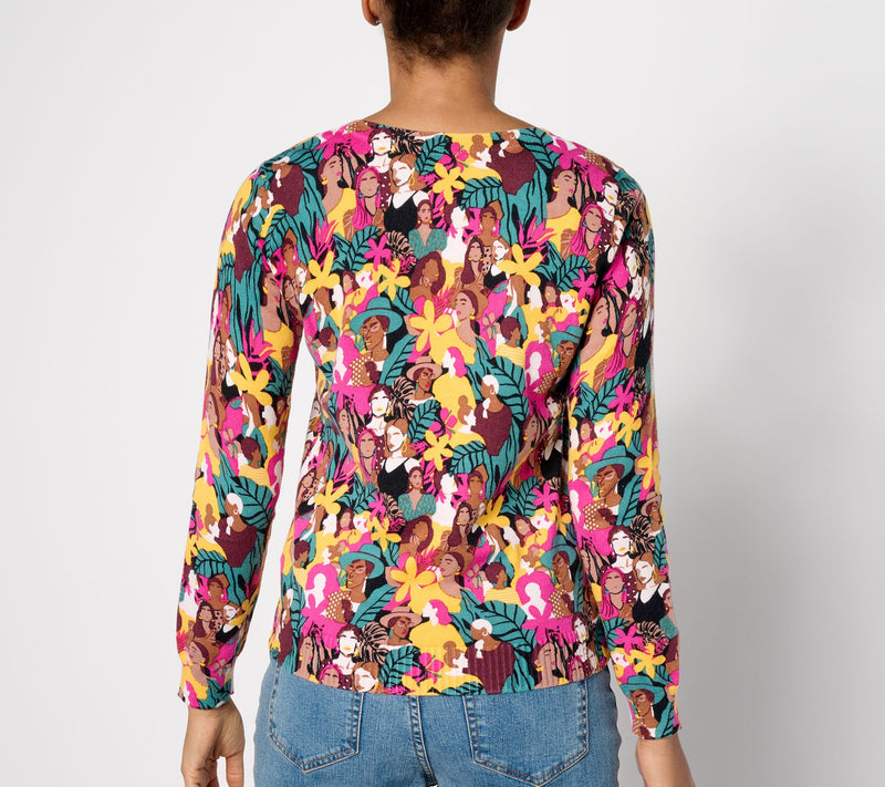 Women with Control International Women's Day Printed Sweater — View 2