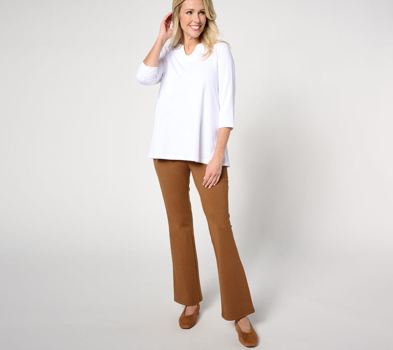 Women with Control Regular Pull On Slim Bootcut Pants — View 11
