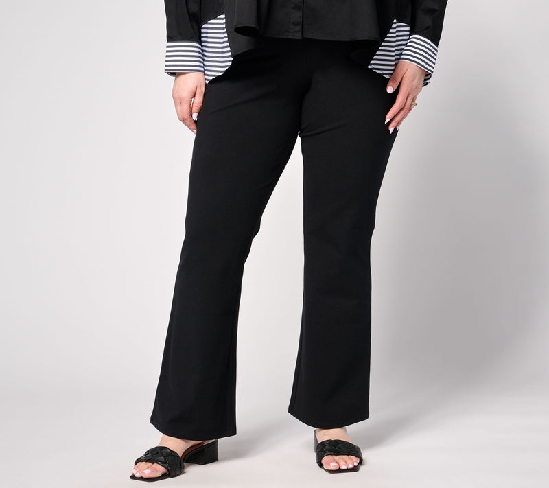 Women with Control Tall Pull On Slim Bootcut Pants — View 9