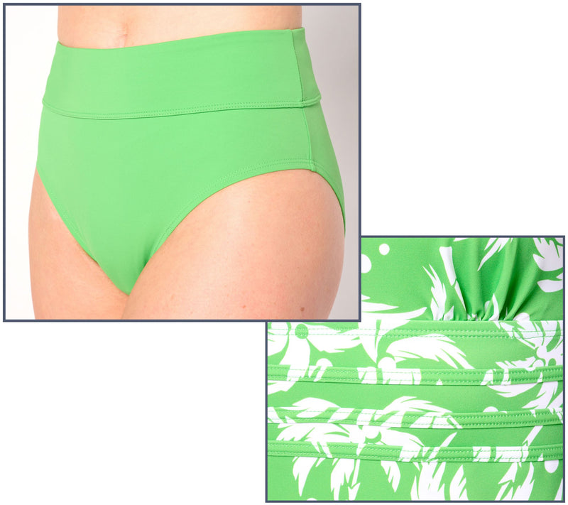 Susan Graver Soleil One Shoulder Swimsuit with Self Trim — View 4