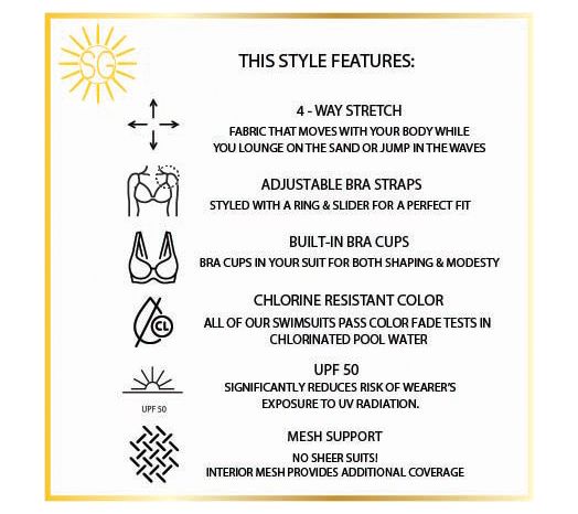 Susan Graver Soleil Knotted Side Swim Dress — View 5