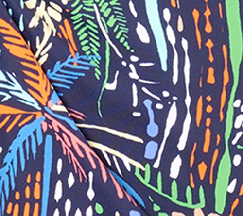 Susan Graver Soleil Knotted Side Swim Dress — View 12