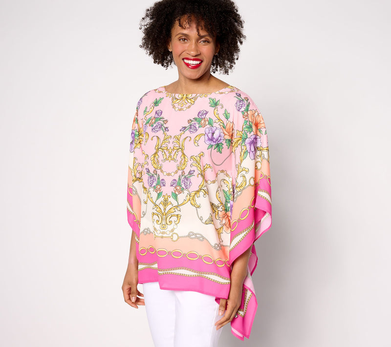 Belle by Kim Gravel High Status Poncho Top — View 9