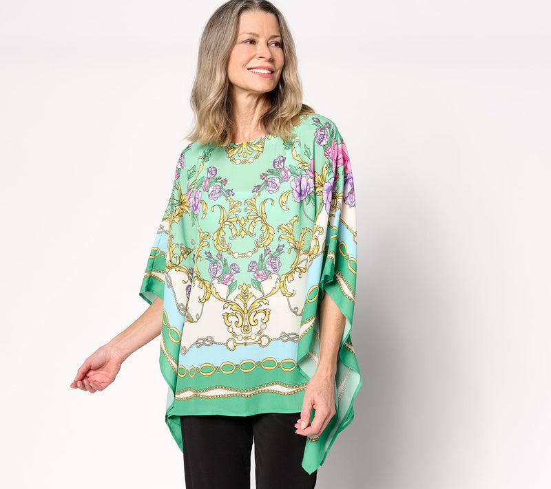 Belle by Kim Gravel High Status Poncho Top — View 7
