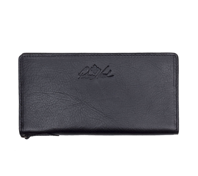 Patricia Nash Valentia Leather Wallet withWrist Strap — View 4