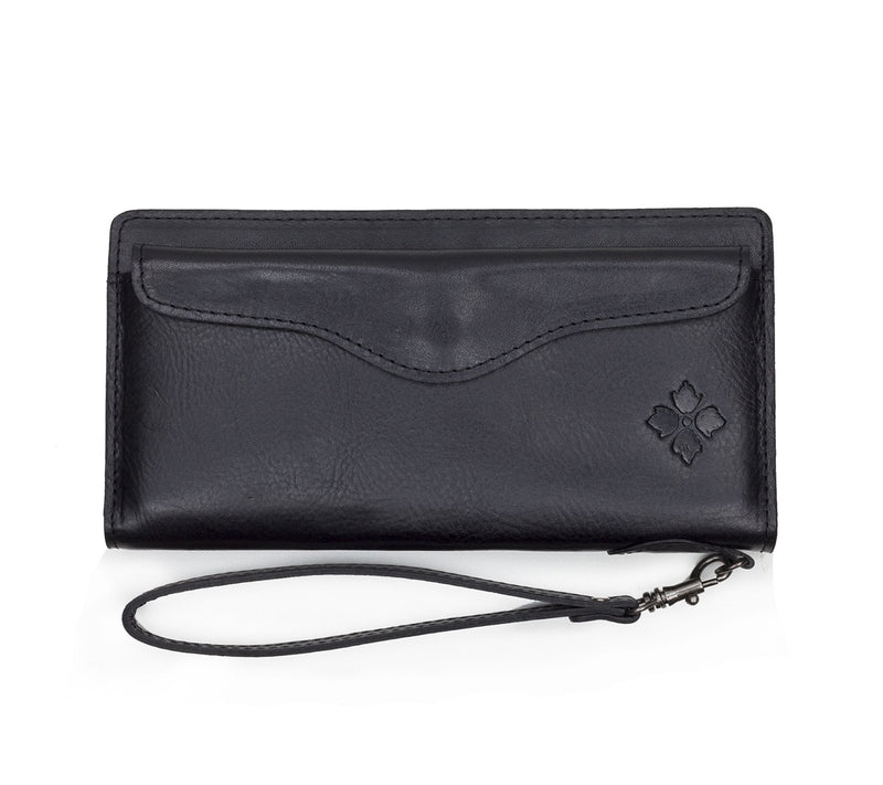 Patricia Nash Valentia Leather Wallet withWrist Strap — Main view