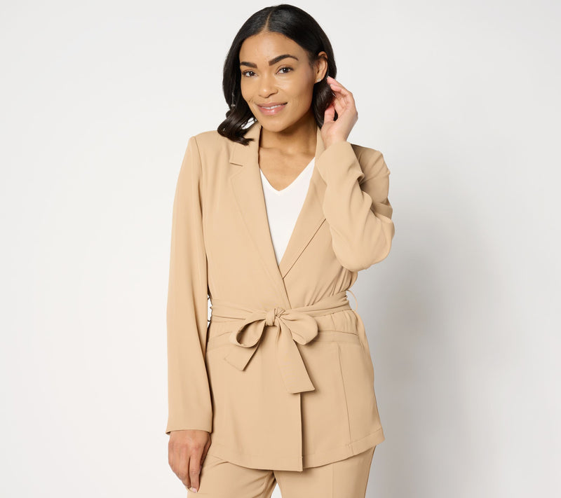 BEAUTIFUL by Lawrence Zarian Belted Blazer — View 11