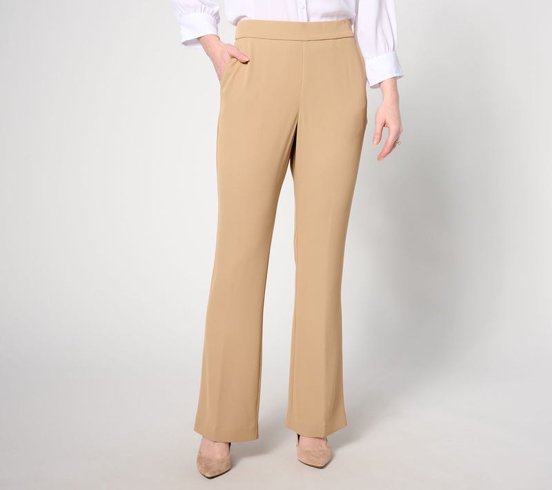 BEAUTIFUL by Lawrence Zarian Regular Wide Leg Pull-On Pant — View 4
