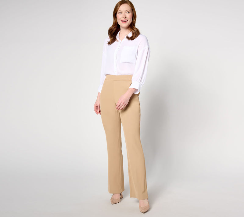 BEAUTIFUL by Lawrence Zarian Regular Wide Leg Pull-On Pant — View 7