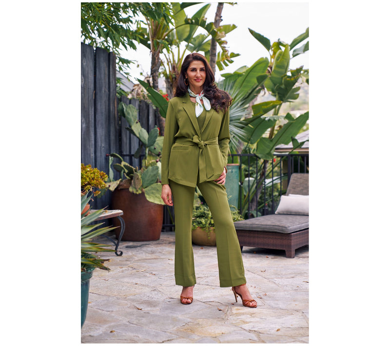 BEAUTIFUL by Lawrence Zarian Regular Wide Leg Pull-On Pant — View 11