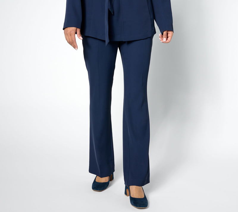 BEAUTIFUL by Lawrence Zarian Petite Wide Leg Pull-On Pant — View 7